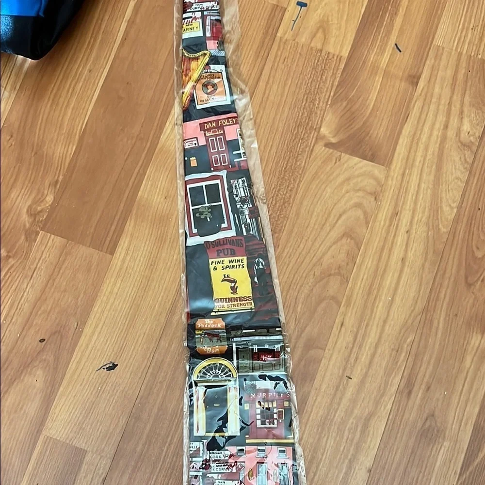 Fredric A Colorful Graphic Pub Necktie